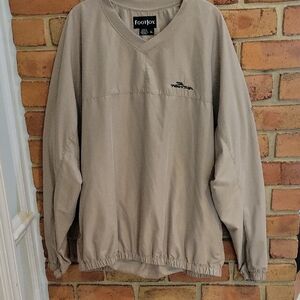 FootJoy Tan V-Neck Pullover